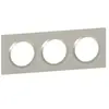 Image de plaque legrand dooxie - 3 postes - plume - legrand 600823