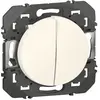 Image de Legrand Dooxie va-et-vient + poussoir - Blanc