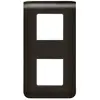 Image de Legrand Mosaic - Plaque 2x2 modules - Noir