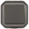 Image de PLEXO DOUBLE INTERRUPTEUR ANTHRACITE LEGRAND - 070062