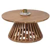 Image de BOIS & CHIFFONS Table basse ronde - Acacia Kfir