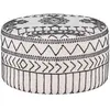 Image de Bois & Chiffons Pouf Tribal - Noir/Blanc