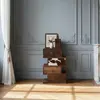 Image de BOIS & CHIFFONS Chiffonnier Zig Zag - Peau de vache Manguier