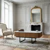 Image de Table basse plateau marbre blanc Manguier Kfir II