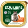 Image de EQUILIBRE & INSTINCT-Boîtes Chat - Équilibre & Instinct Terrine chat stérilisé Volaille - 85 gr