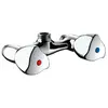 Image de D2480 Mélangeur douche mural 80 mm laiton chromé