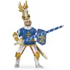 Image de Papo figurine chevalier bleu fleur de lys