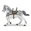 Image de Papo figurine cheval en armure médiévale