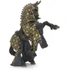 Image de Papo figurine cheval médiéval armuré