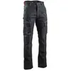 Image de Lma Pantalon stretch bicolore poches genouillères - Noir CORTEX