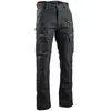 Image de Lma Pantalon stretch bicolore poches genouillères - Noir CORTEX