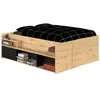 Image de But Lit Coffre TRAVEL 140x190/200 cm - Chêne/Noir