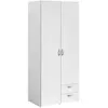 Image de But Armoire penderie 2 portes - Blanc