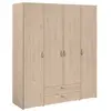 Image de But Armoire penderie 4 portes - Blanc