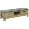 Image de Meuble TV BROCELIANDE ? Finition chêne clair ? 172 × 50 × 49 cm ? GAMI