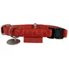 Image de Collier réglable pour chien Zolux Mac Leather Rouge 10 mm 522030RO