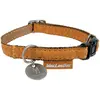 Image de Collier réglable pour chien Zolux Mac Leather Jaune 10 mm 522030JA