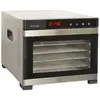 Image de Déshydrateur fruits et légumes 6 plateaux inox - SECCO6PRO - KITCHEN CHEF