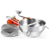 Image de Moulin à légumes inox diamètre 247mm 3 grilles 13,8cm - KC.MOUL-21.3 - KITCHEN CHEF