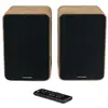 Image de THOMSON Enceintes Bluetooth 5.0 WS602DUO 100W en Bois avec Télécommande Jaune