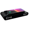 Image de THOMSON Radio Réveil Affichage Digital avec Fonction Charge Induction 15 W Noir