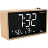 Image de Radio réveil avec projection - THOMSON - Bois