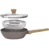 Image de AM9910 Sauteuse 24 cm Taupe revêtement céramique
