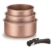 Image de Arthur Martin Set de 3 poêles terracotta 16/18/20 cm