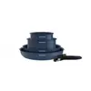 Image de Batterie de cuisine 5 pièces poignée amovible Bleu Arthur Martin AM8896