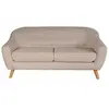 Image de Canapé tissu Suvi 3 places coloris beige