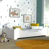 Image de Lit FLOCON 90x190 cm + sommier /Blanc