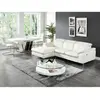 Image de Vente-Unique LISMORE Canapé d'angle relax - Ivoire