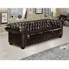 Image de Canapé Chesterfield BRENTON - Marron
