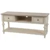 Image de Meuble TV 2 tiroirs en bois mindi L124 cm Légende
