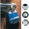 Image de Master Lock 312EURD Cadenas en Acier Laminé à Clé et Protection Thermoplastique, Bleu, 7,3 x 4 x 2,5 cm