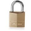Image de Master Lock 120EURD Petit Cadenas à Clé en Laiton, Doré, 3,4 x 2 x 1 cm