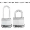 Image de MasterLock Cadenas Acier 45mm - Titane