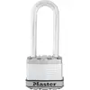 Image de MASTER LOCK Cadenas Haute Sécurité [A Clé] [Acier Laminé] [Extérieur] [Anse XL] M1EURDLJ - Idéal pour les remises, les garages, les clôtures et les portails