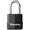 Image de MASTER LOCK Cadenas Haute Sécurité [A Clé] [Acier Laminé Recouvert] [Extérieur - Anti-rouille] [Anse M] M115EURDLF - Idéal pour les remises, les garages, les clôtures et les portails