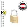 Image de Master Lock 2940EURD Cadenas à Clé Extra Fin en Laiton, Doré, 6,2 x 4 x 1,6 cm