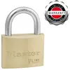 Image de Master Lock 4150 Cadenas à Clé en Laiton, Doré, 6,8 x 5 x 1,4 cm