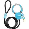 Image de MASTER LOCK Câble Antivol à Clé avec Menotte [1m] 8275EURDPROBLU - Idéal pour vélos, trottinettes, poussettes et matériels sportifs