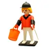 Image de Plastoy Figurine résine Playmobil cavalier de concours