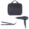 Image de Sèche-cheveux 2000w + lisseur 35w noir - DOS170 - LIVOO