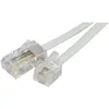 Image de Cordon téléphonique RJ11 / RJ45 blanc - 5 m