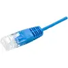 Image de Cordon téléphonique RJ45 / RJ45 UTP 1 paire 4/5 bleu - 3 m