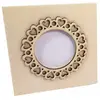 Image de Cadre Petits Coeurs - 11x11cm Beige