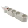 Image de Zenitech bloc multiprise 4 prises - Blanc