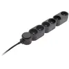 Image de Zenitech Bloc Home 6 prises - Noir