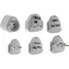 Image de Zenitech Adaptateurs de voyage universels - Lot de 6
